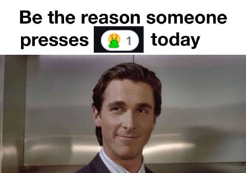 the reason someone presses today