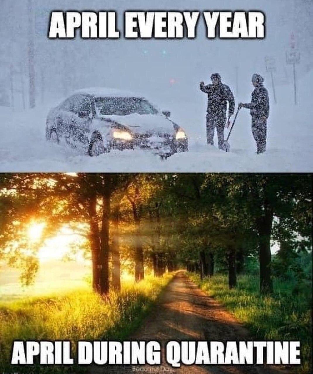 APRIL EVERY YEAR APRIL DURING QUARANTINE