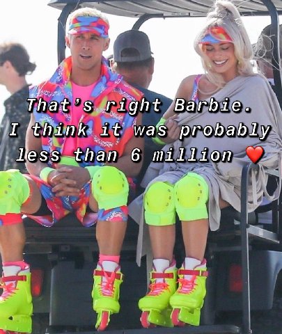 that’ right Barbie. I /think it was probably lless than 6 million