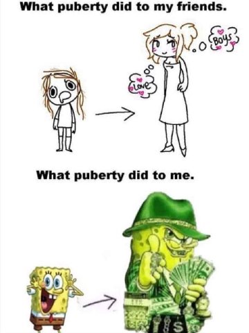 at puberty did to my friends. What puberty did to me у