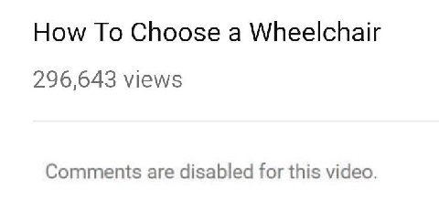 How То Choose а Wheelchair 296,643 views Comments are disabled for this video.