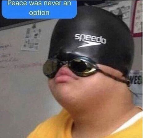 Peace was never an option