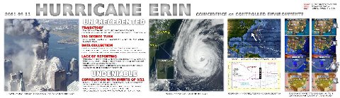 SOUNCE THLE НЫБЯУСАМЕ ERIN 2001 03 1.1 a a a COINCIDENCE or CONTROLLED ENVIRONMENT? WEATHER 2 По) 4 7 TRAJECTORY 4 IN А ИМЕ TOWARDS NYC, FOR OVER 4 04$ THIS PATH ALSO THE 15 MACHETIC LINE. я. 90° 150 