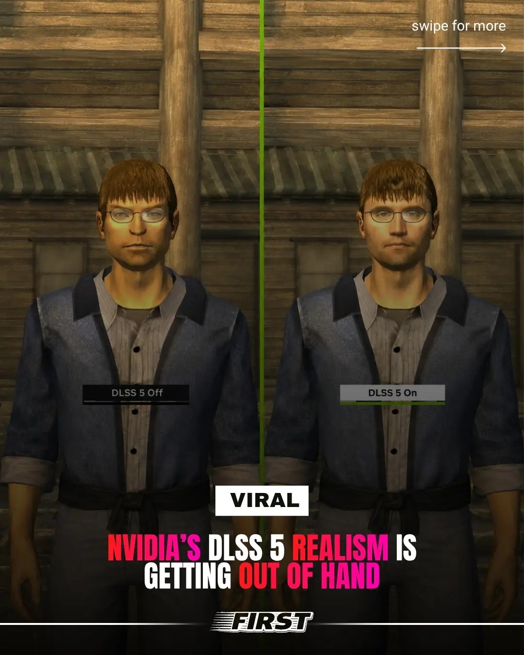 swipe for more DLSS 5 IS GETTING