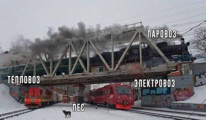 ПАРОВОЗ ТЕПЛОВОЗ УЛЕКТРОВОЗ ПЕС
