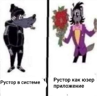 i Рустор как юзер Рустор в системе приложение у