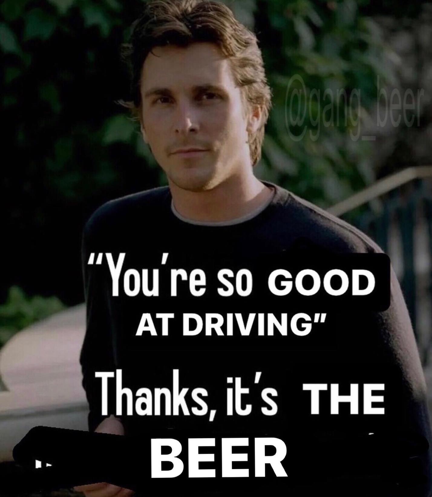 Thanks, ТНЕ BEER