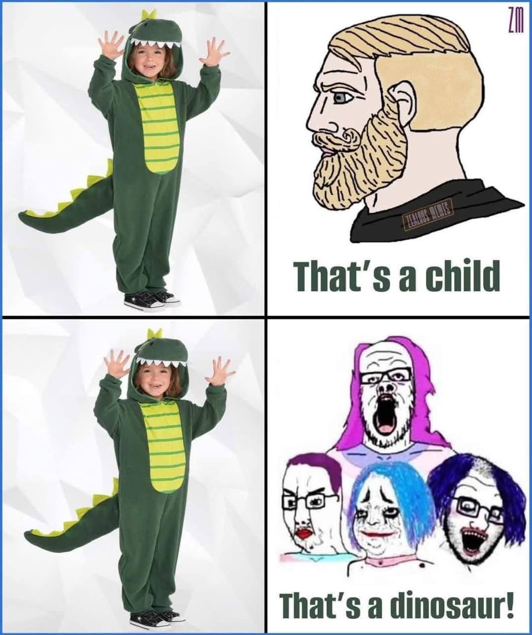 IN That's a child ‘a у a dinosaur!