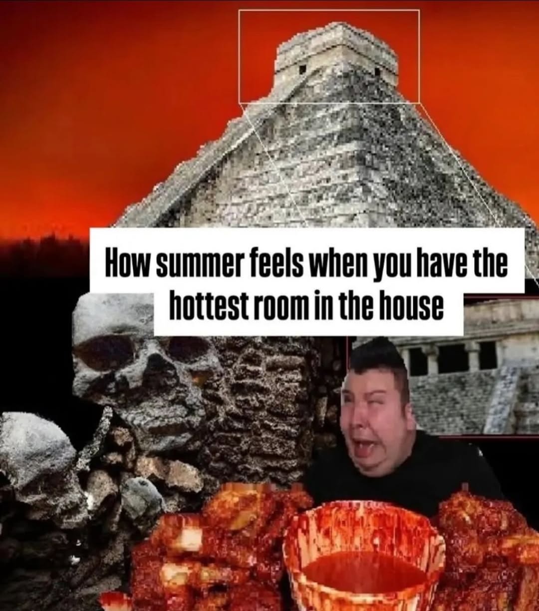 summer feels when you have the hottest room in the house is