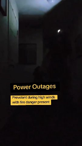 After losing my eye to cancer, used for showing, instead of seeing | Power Outages Prevelant during high winds with fire danger present