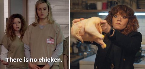 There is no chicken.
