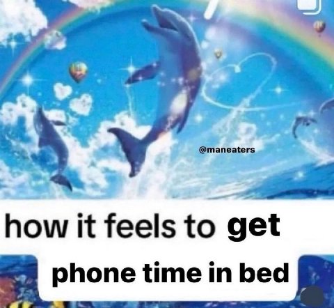 how it feels to get at bed