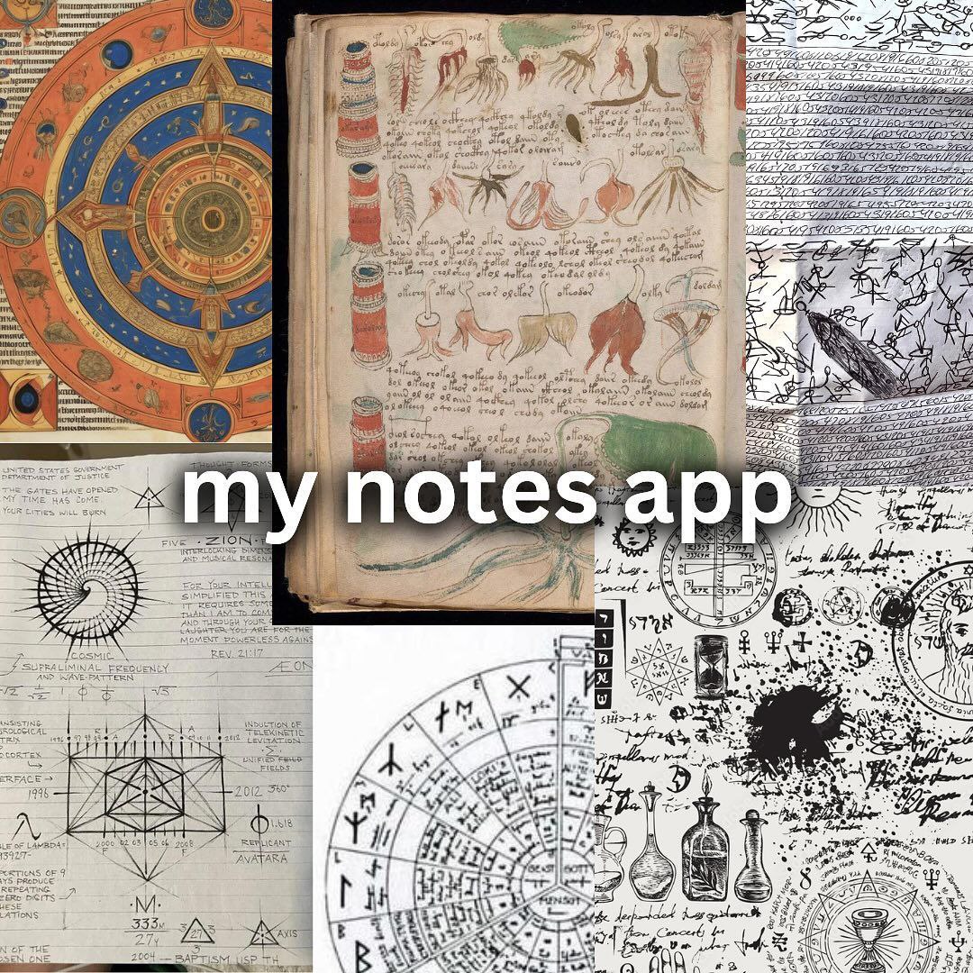 2 tig “A a notes app At or у А on Lot 9 ions Lock be