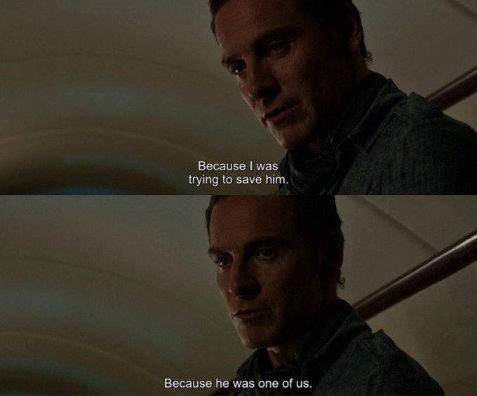 Because was trying to save him. Because he was one of