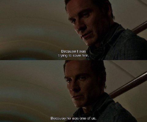 Because was trying to save him. Because he was one of