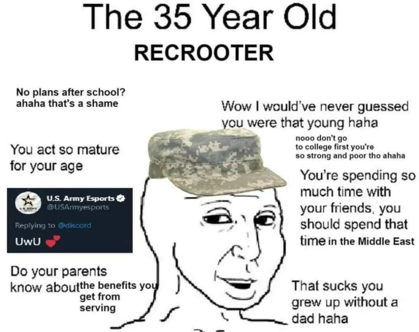 The 35 Year Old RECROOTER No plans after school? ahaha that's a shame Wow never guessed you were that young haha nooo don't You act so mature to college first you're so strong and poor tho ahaha for y