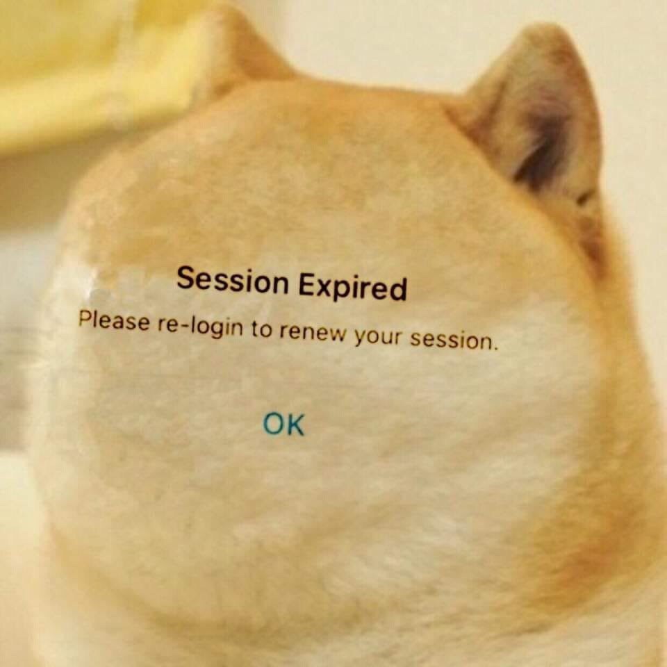 Session Expired Please -login to renew your session.