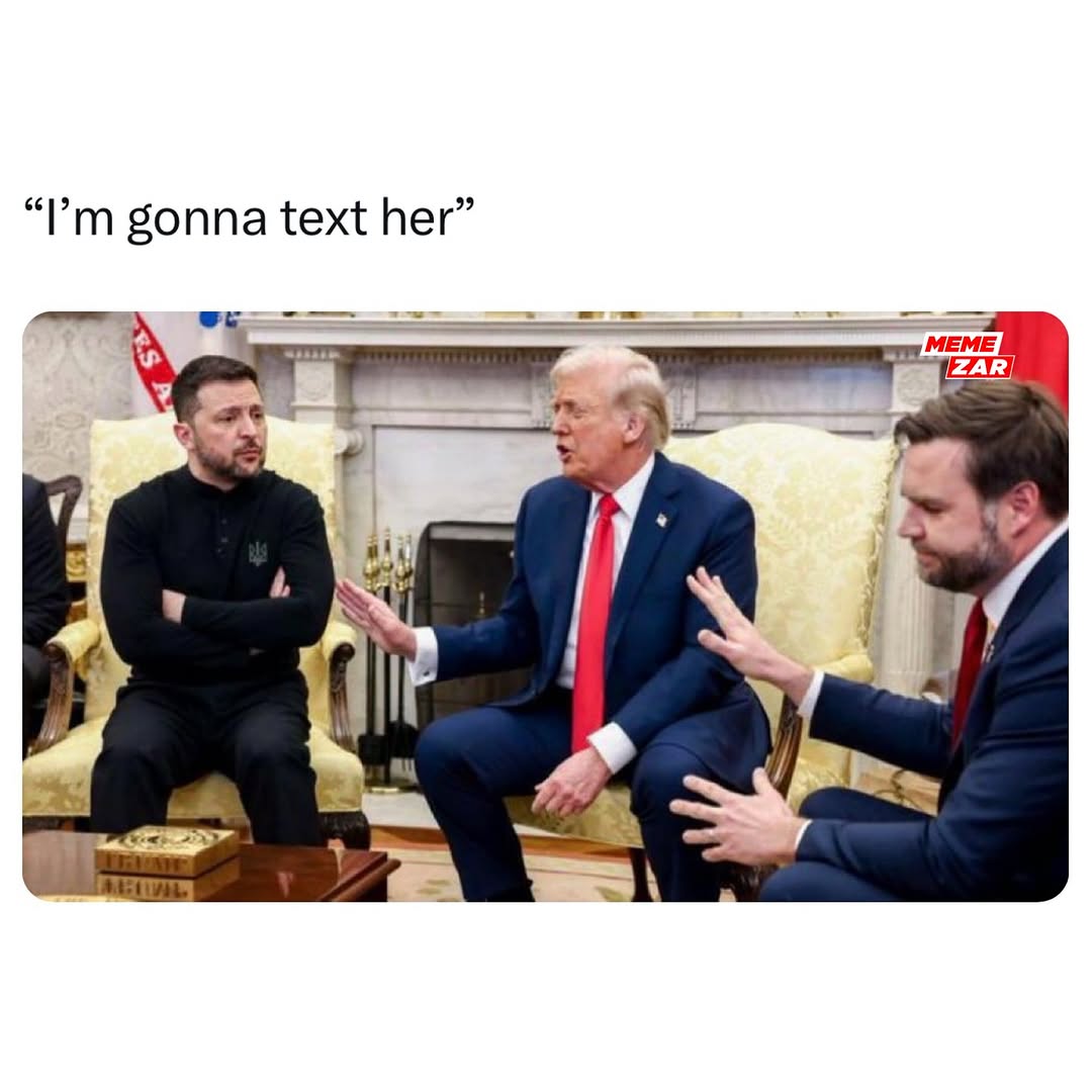 gonna text her” MEME: