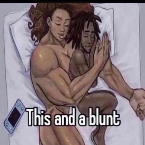 and a blunt
