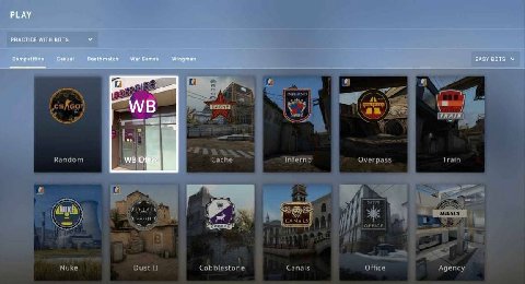 INFERNO [2 Random Cache Overpass Train Nuke Dust I Cobblestone Canals Office Agency