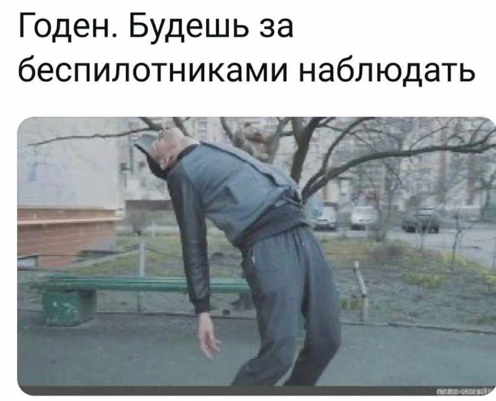 Годен. Будешь за беспилотниками наблюдать я