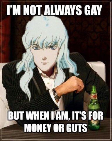 NOT ALWAYS GAY (7 Я BUT WHEN ГАМ, MONEY OR GUTS