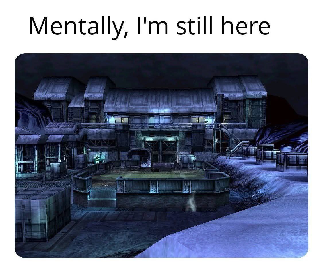 Mentally, still here