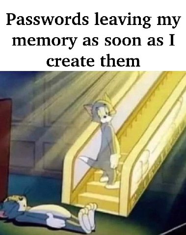 Passwords leaving memory as soon as I create у