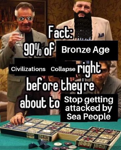 Bronze Age Civilizations Collapse right® bef one they Stop getting 7 about attacked ЗеаРеоре 4
