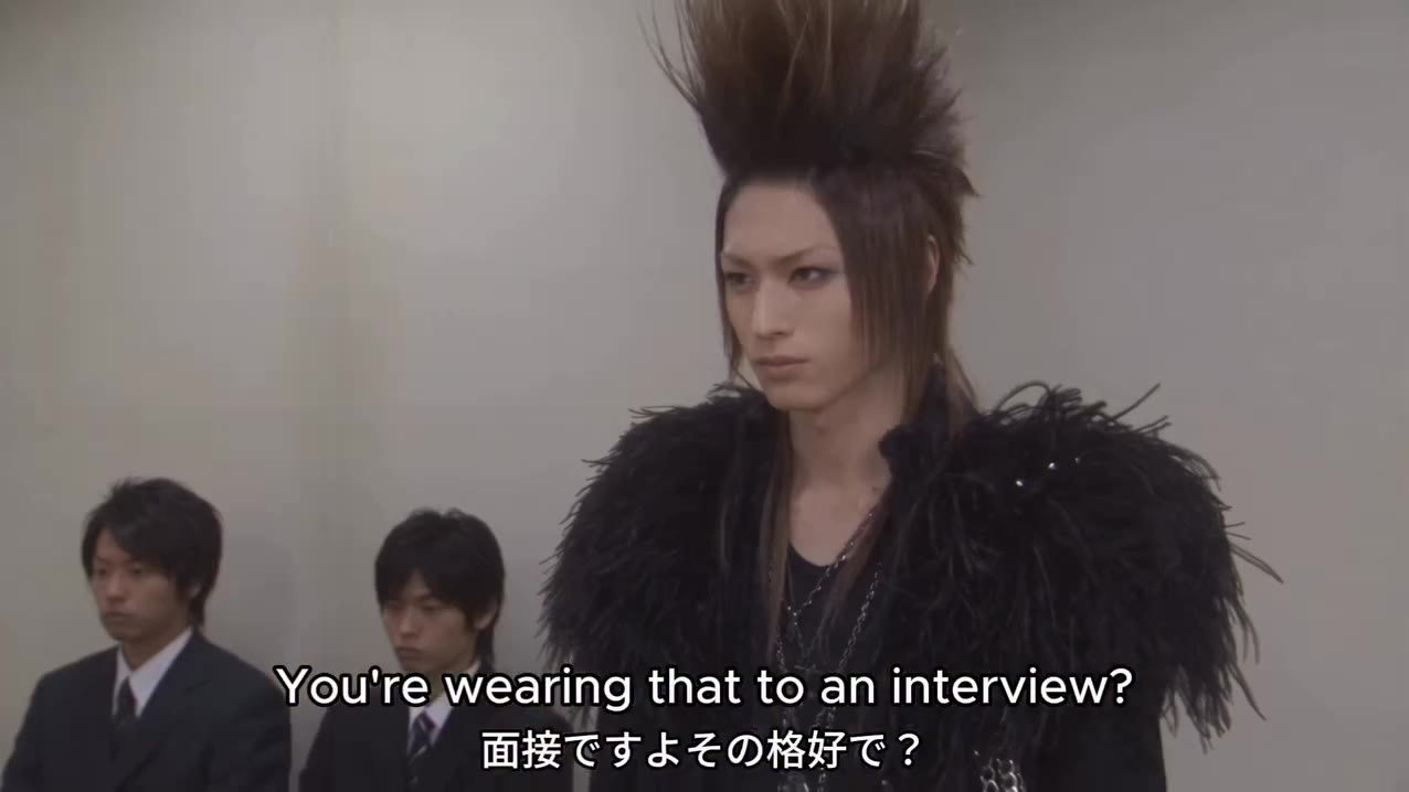 if You're,wearing that to an interview? .