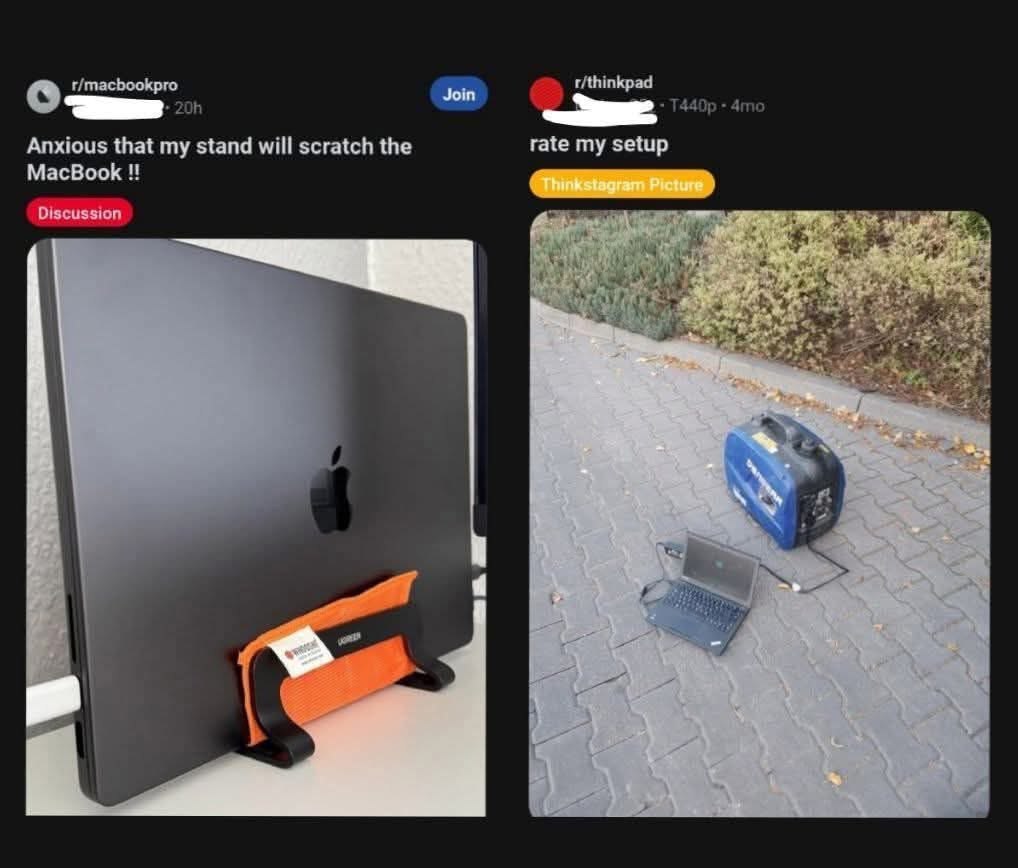 r/macbookpro r/thinkpad о Anxious that my stand will scratch the rate my setup MacBook Discussion