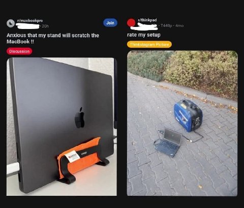 r/macbookpro r/thinkpad о Anxious that my stand will scratch the rate my setup MacBook Discussion