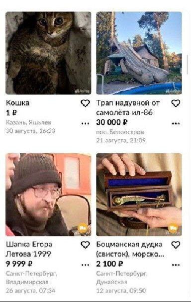 Кошка Трап надувной от tee к Шапка Егора Боцманская дудка Летова 1999 (свисток), морско... tee 21002