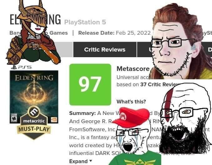 Я Bang Release Date: Feb 25, 2022 Metascore Universal based on 37 Critic Revie this? Summary: A New В And George В. В MUST-PLAY FromSoftware, Inc МАМ Inc., is a fantasy а{ world created influential DA