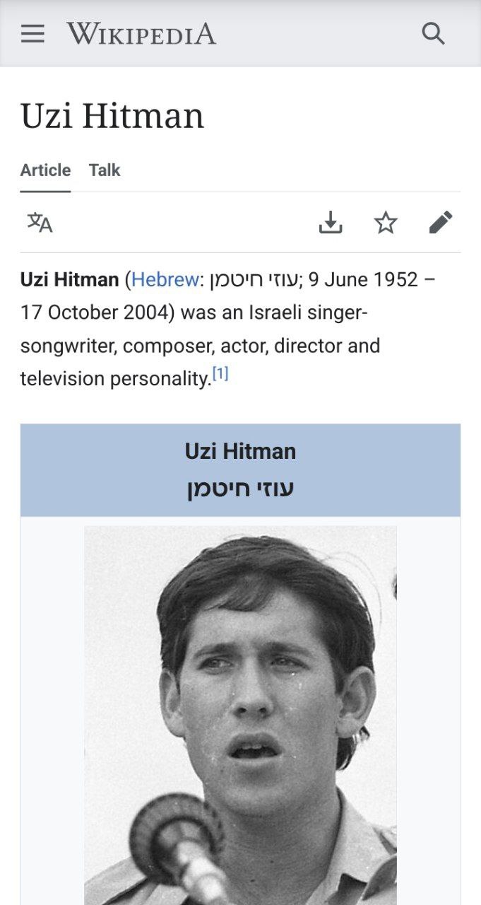 >guy named uzi hitman
>0 confirmed kills, never held uzi in his life
who writes that shit
