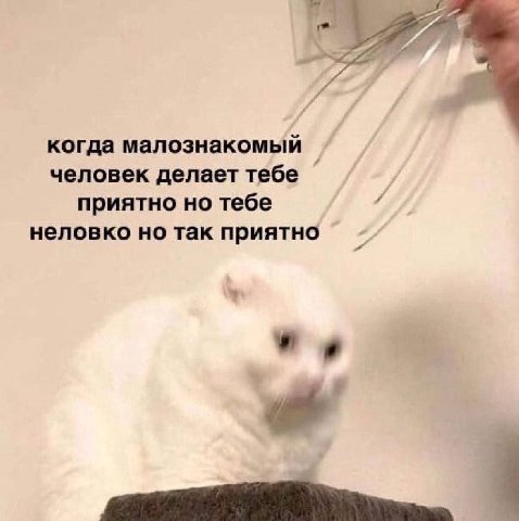 когда малознакомый человек делает тебе приятно но тебе неловко но так приятно