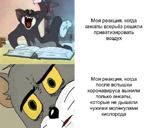 Моя реакция, когда анкапы всерьёз решили приватизировать воздух Моя реакция, когда после вспышки коронавируса выжили только анкапы, Я которые не дышали чужими молекулами кислорода