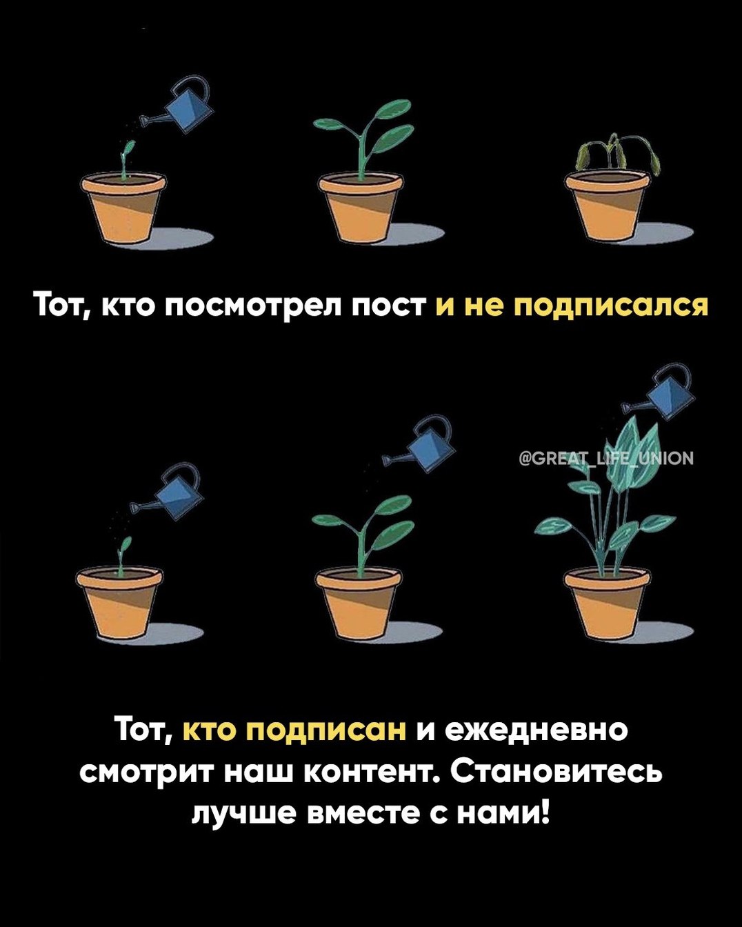 Тот, кто посмотрел пост и не подписался Тот, кто подписан и ежедневно смотрит наш контент. Становитесь лучше вместе с нами!