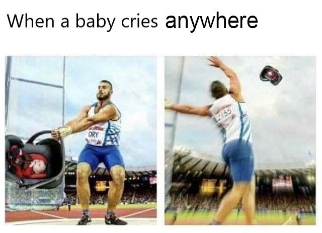 When a baby cries anywhere ORY