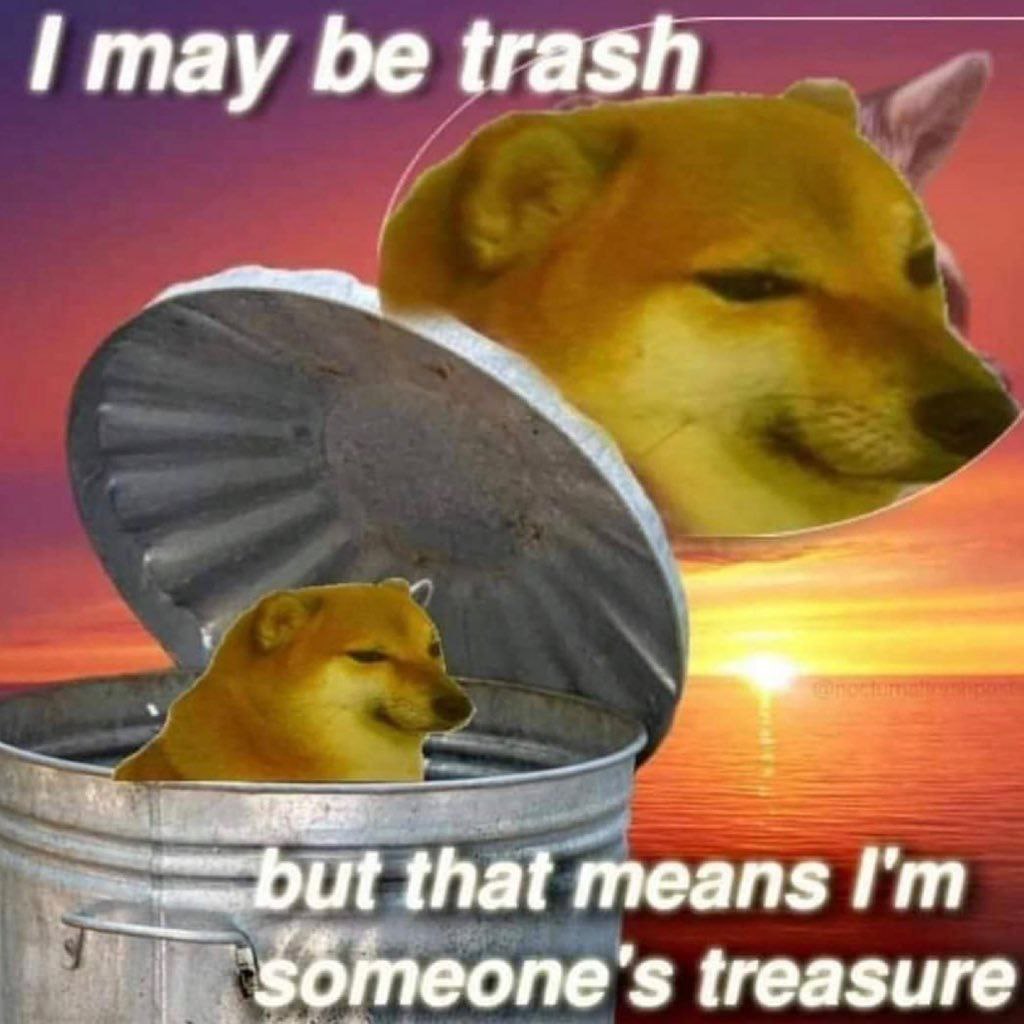 Гтау be trash that means treasure