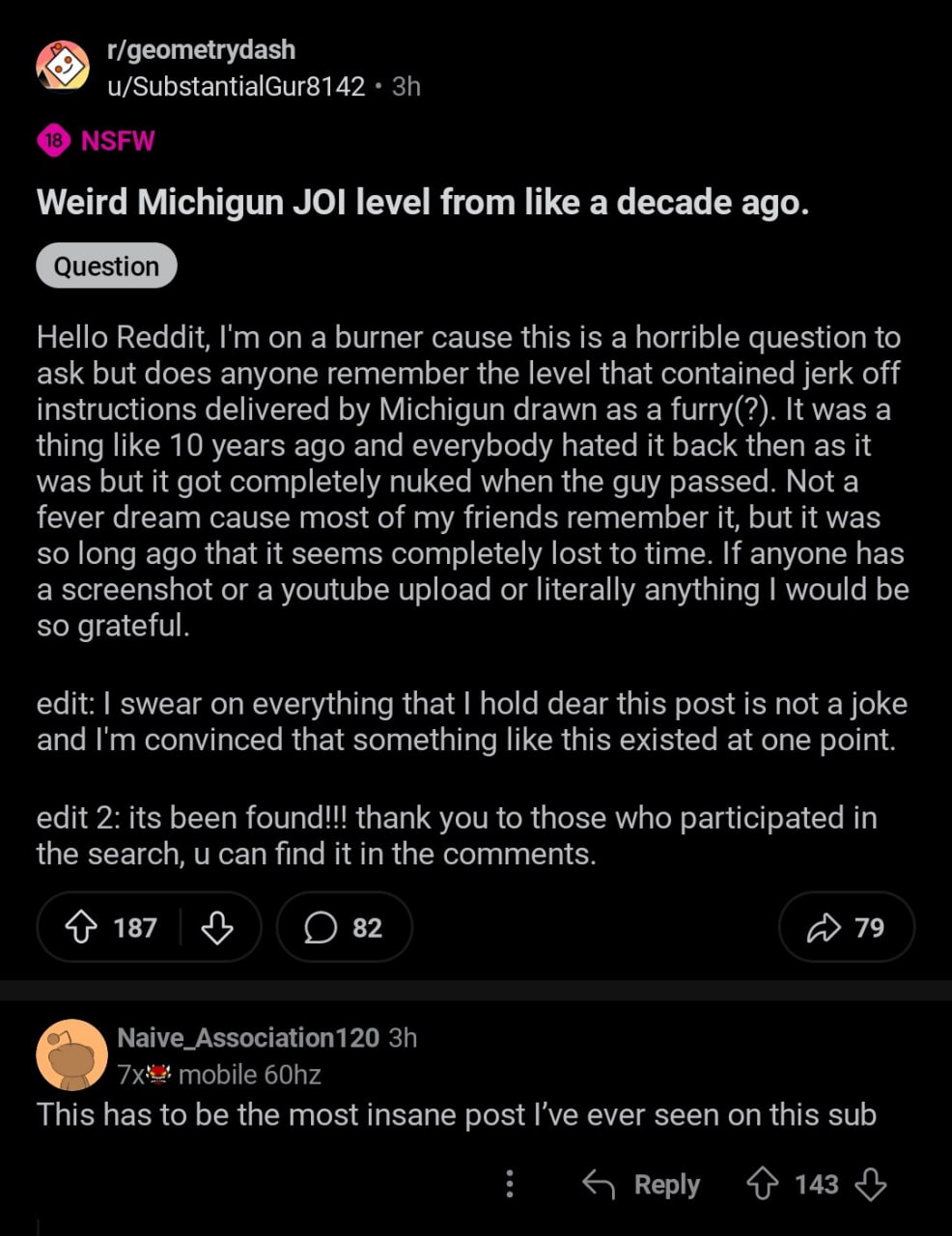 u/SubstantialGur8 142 Weird Michigun level from like a decade ago. Неро a cause ask but does anyone the that off а 4 veers асо and everybocy back И WAS Get when the сиу passed. Note Cause то о И age И