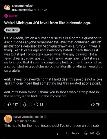 u/SubstantialGur8 142 Weird Michigun level from like a decade ago. Неро a cause ask but does anyone the that off а 4 veers асо and everybocy back И WAS Get when the сиу passed. Note Cause то о И age И