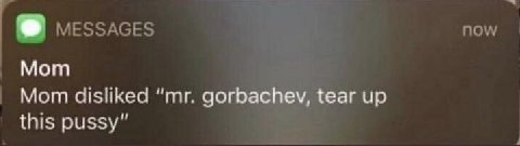 Мот Mom disliked gorbachev, tear up this pussy”