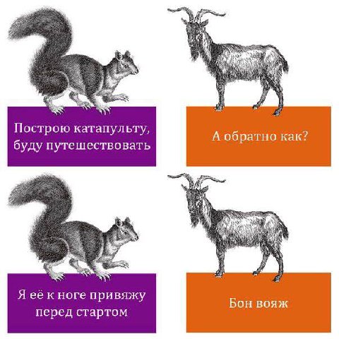 Построю катапульту, А обратно как? буду путешествовать Я её к ноге привяжу Бон вояж перед стартом