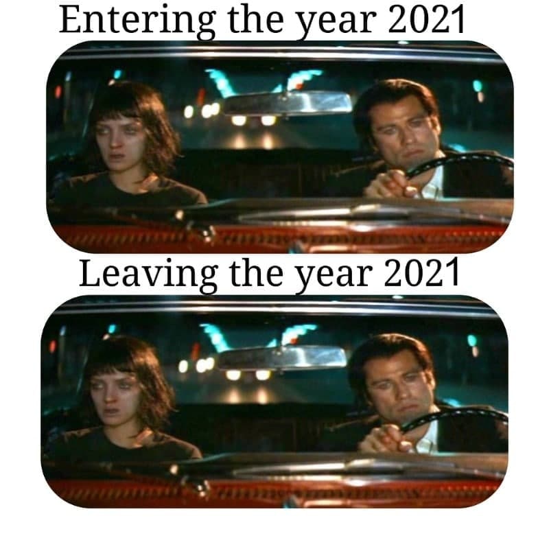 Entering the year 2021 Leaving the year 2021 a