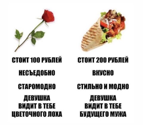 СТОИТ 100 РУБЛЕЙ СТОИТ 200 РУБЛЕЙ НЕСЪЕДОБНО ВКУСНО СТАРОМОДНО СТИЛЬНО И МОДНО ДЕВУШКА ДЕВУШКА ВИДИТ В ТЕБЕ ВИДИТ В ТЕБЕ ЦВЕТОЧНОГО ЛОХА БУДУЩЕГО МУЖА