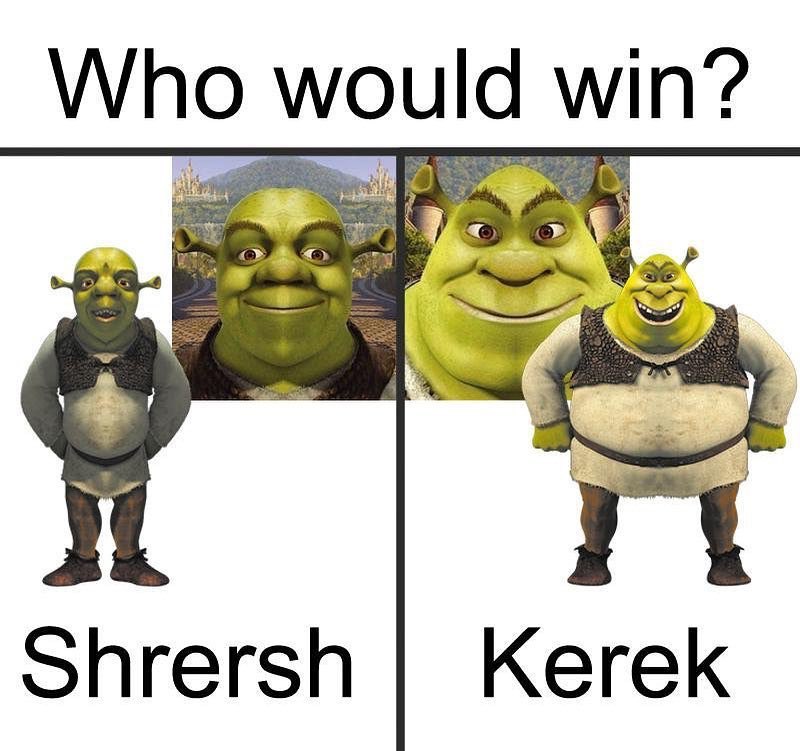 Who would win? Shrersh Kerek