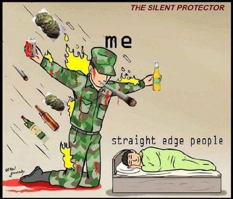 THE SILENT PROTECTOR straight edge people