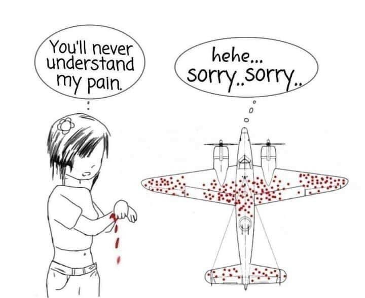 You'll never understand My pain.