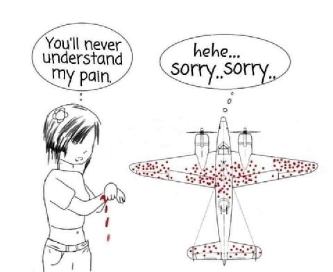 You'll never understand My pain.